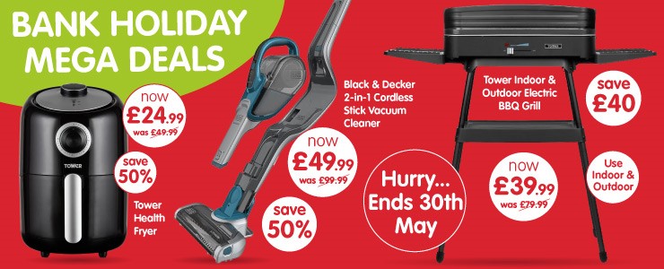 Bank Holiday Electrical Deals at B&M Bargains