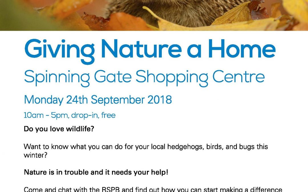 RSPB Giving Nature a Home Information Event