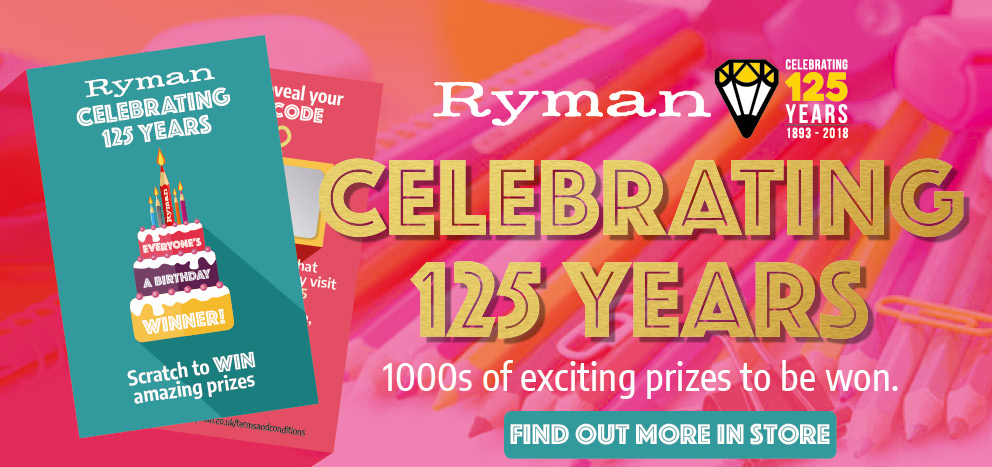 Happy Birthday Ryman Stationery