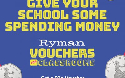 Vouchers for Classrooms at Ryman Stationery