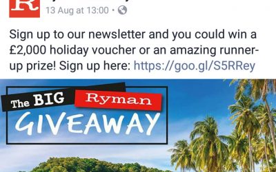 Great prizes up for Grabs at Ryman here in Leigh