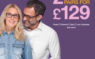 Great Offer on Designer Glasses at Vision Express