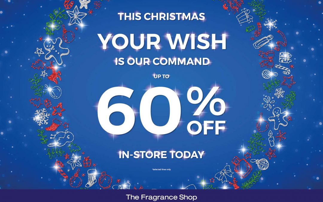 Save up to 60% at the Fragrance Shop