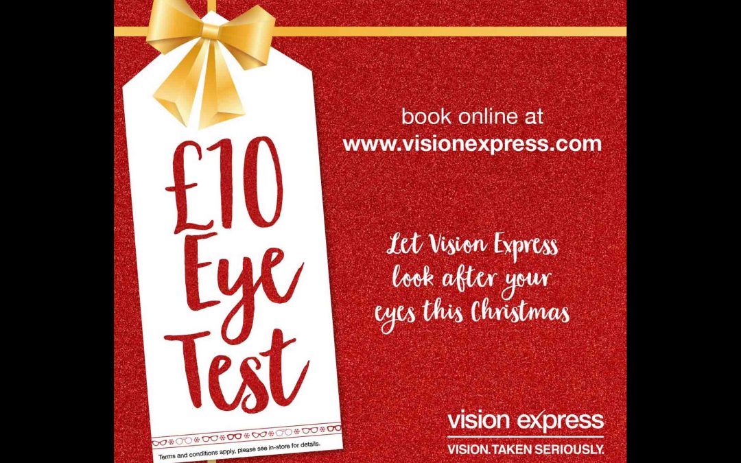 £10 Eye Tests with Vision Express