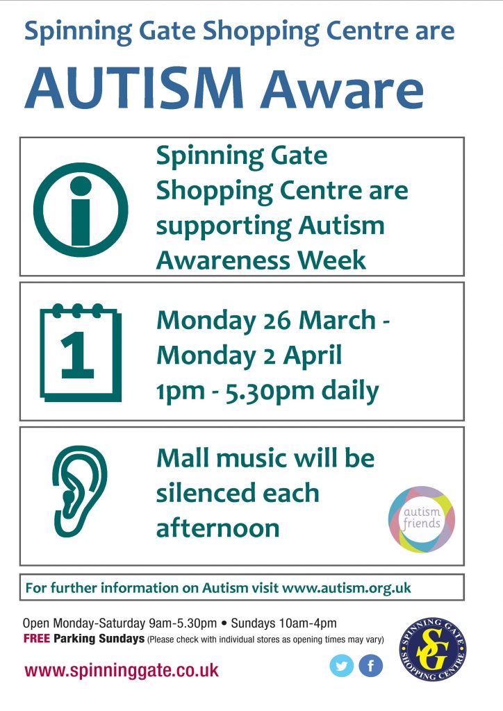 Autism Awareness Week | Spinning Gate Shopping Centre