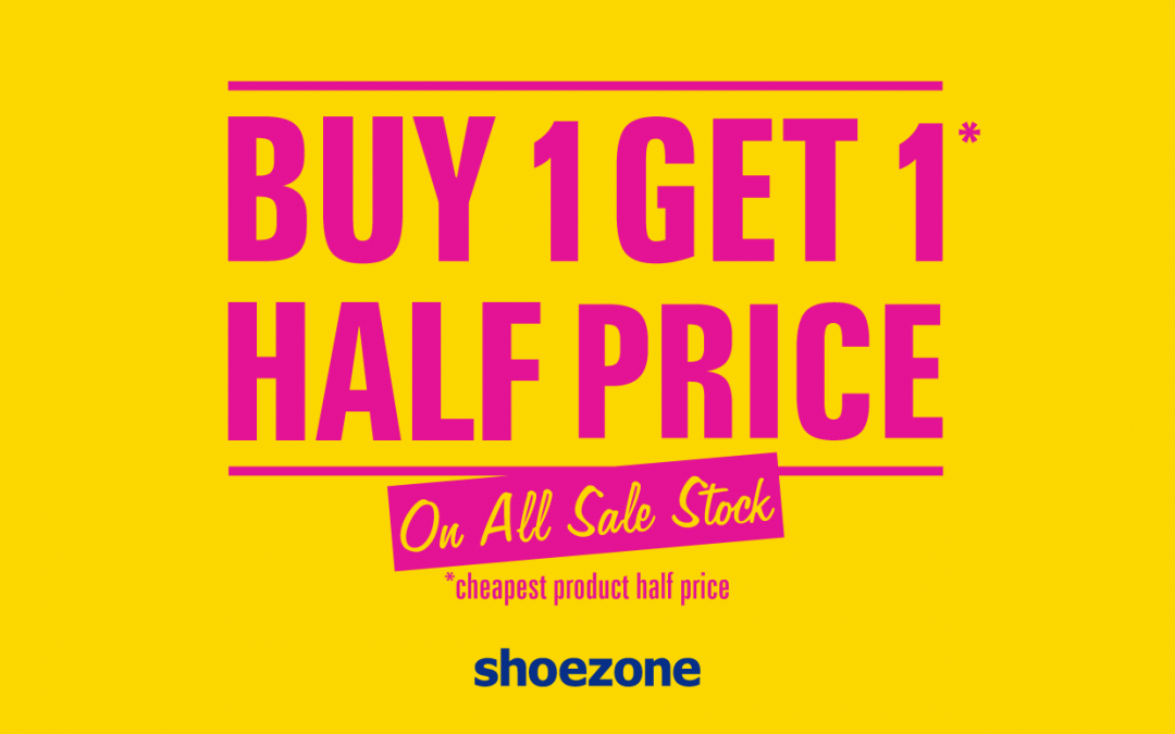 Buy One Get One Half Price at ShoeZone