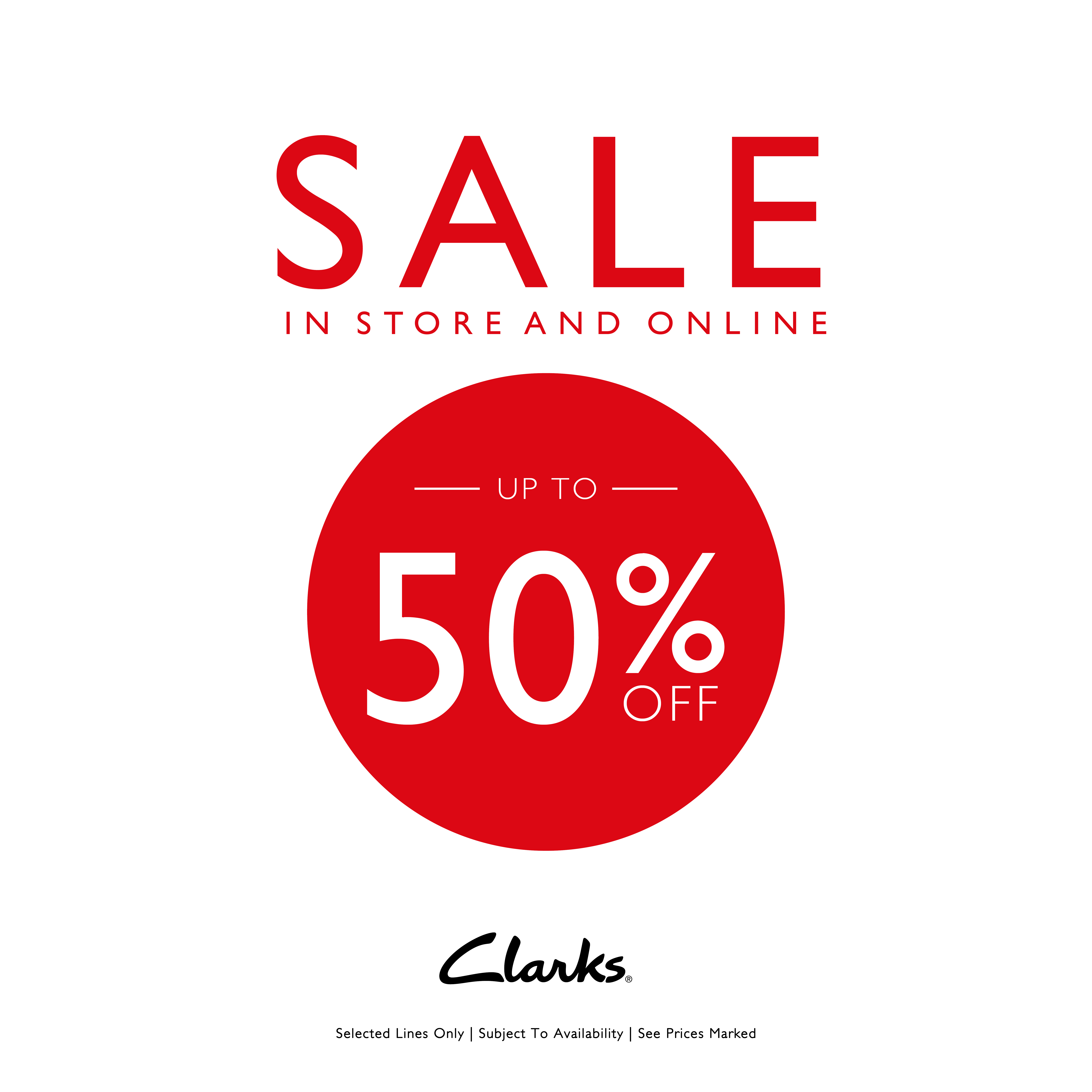 Mid Season Sale at Clarks Shoes