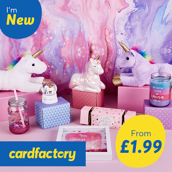 Sparkles & Wishes range at Card Factory