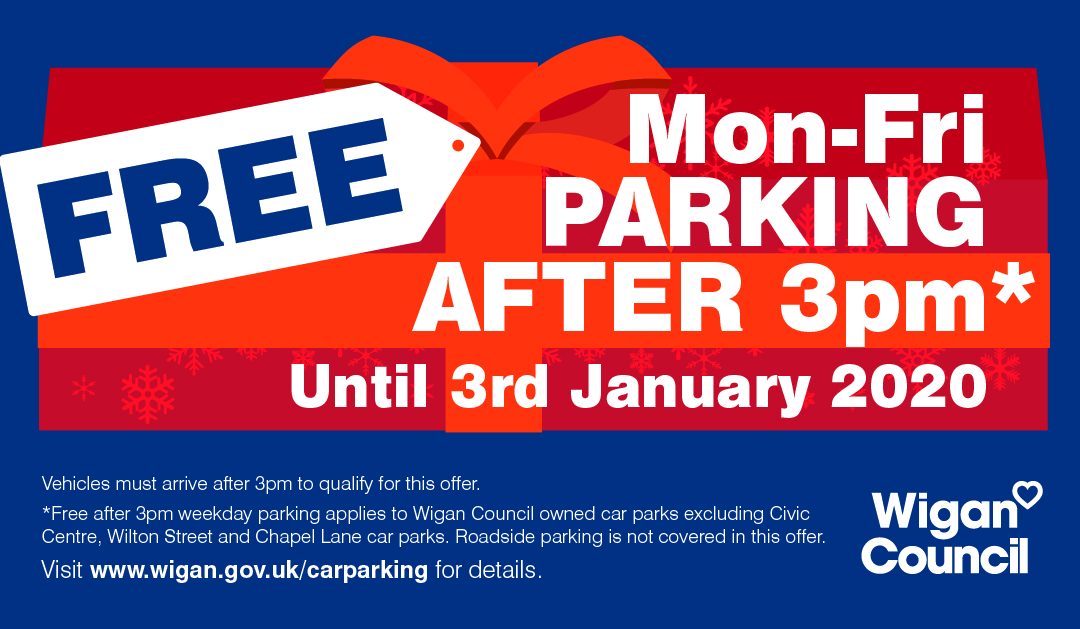 Free Weekday Parking – on Entry after 3pm