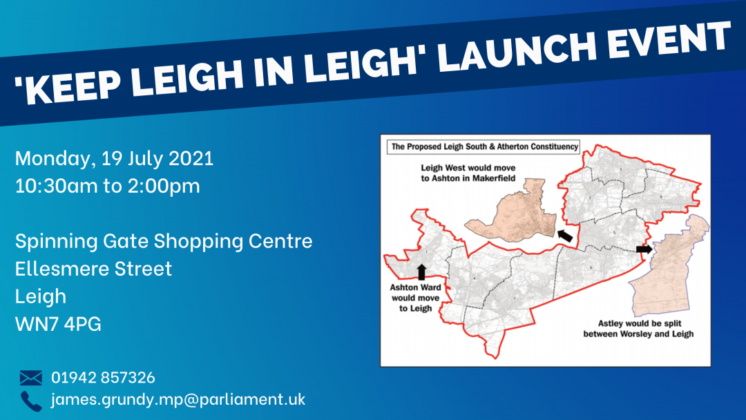 Keep Leigh In Leigh Launch Campaign Spinning Gate Shopping Centre