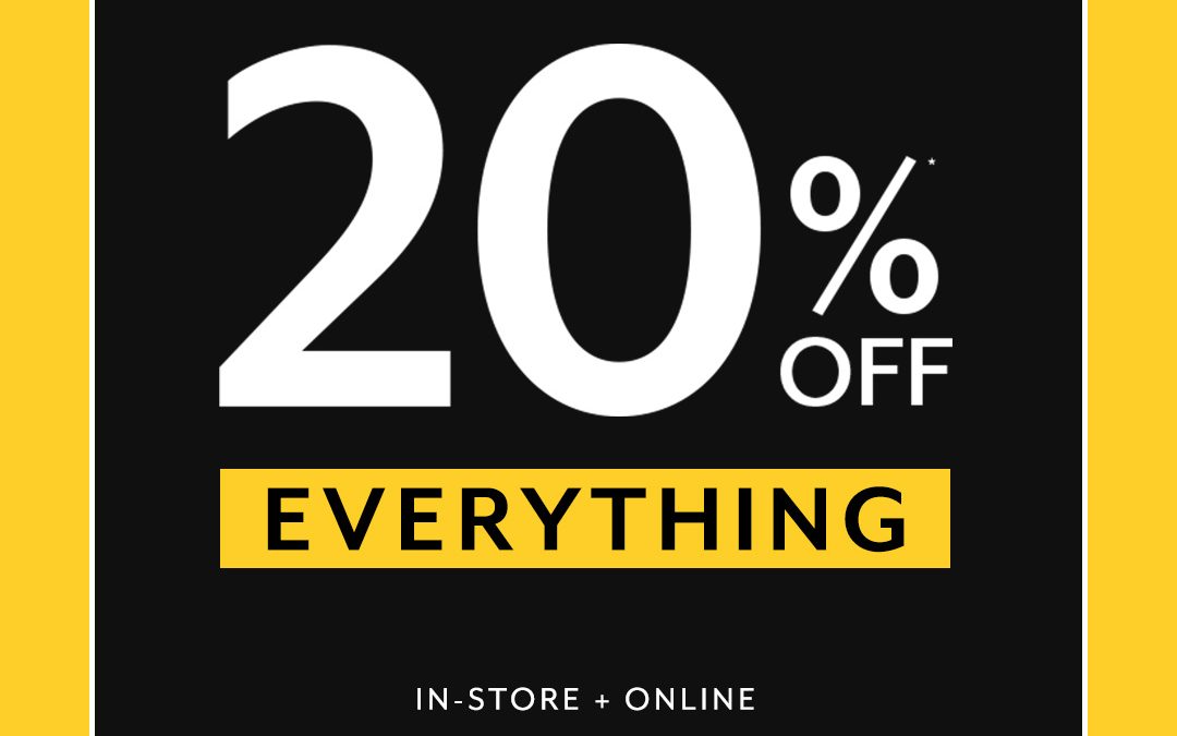 Peacocks – 20% off Everything